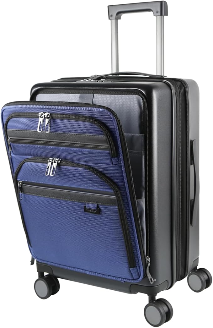 KROSER Hardside Expandable Carry On Luggage 22x14x9 Airline Approved by KROSER