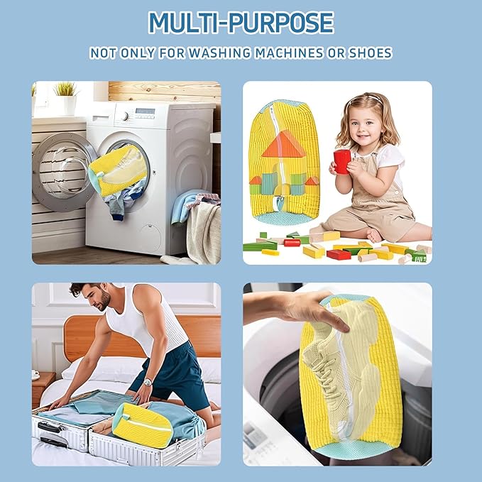 Shoe washing machine bag, Sneaker Laundry Bag - Image 5