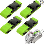4Pack Luggage Straps Add Bag Luggage Straps to Connect Two Suitcases, by Ajmyonsp