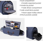 Modoker Garment Convertible Weekender Bag, Carry on Canvas Garment Duffle Bag - Image 3