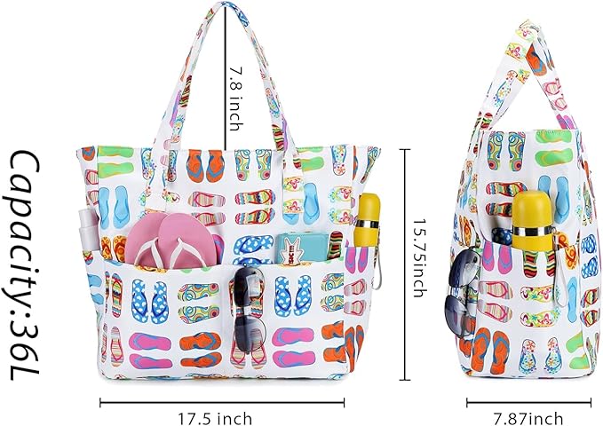 Waterproof Beach Tote Pool Bags - Image 4