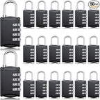 Moxweyeni 20 Pcs 4 Digit Combination Lock Small Combo Luggage Number Locks by Moxweyeni