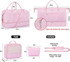 Weekender Bag for Women, Travel Duffel Bag Carry On Overnight Bag - Image 7