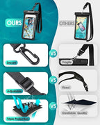 Hiearcool Waterproof Phone Pouch, Universal Waterproof Phone Case Dry Bag - Image 4