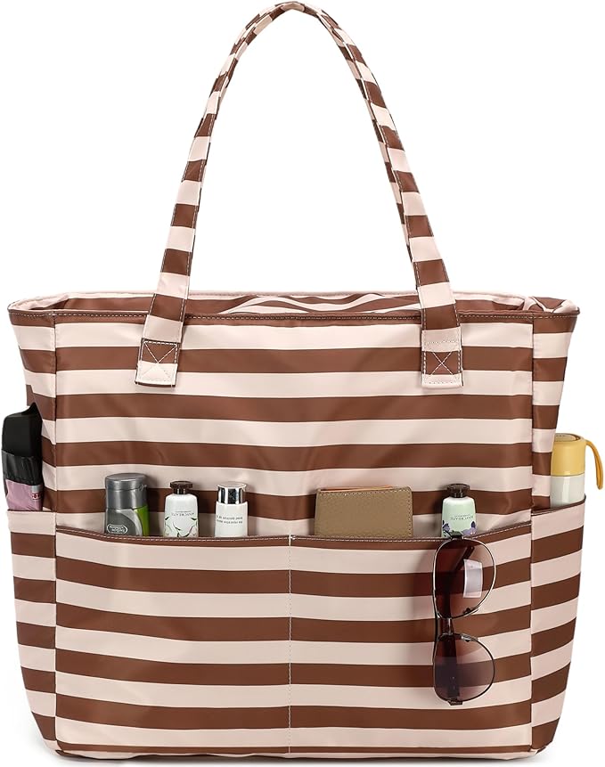 LEDAOU Beach Bag Waterproof Sandproof Women Tote Bag Pool Bag by LEDAOU