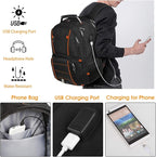 Travel Backpacks for Men Women, Extra Large College School Laptop Bookbags - Image 3