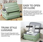 Hanke 26 Inch Large checked Luggage PC Hard Shell luggage Top Opening Aluminum - Image 5