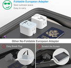 US to India Travel Plug Adapter, Foldable India Power Adapter - Image 6