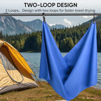 APEXUP Microfiber Travel Towel, Ultra Absorbent Quick Dry Towels, Lightweight - Image 6