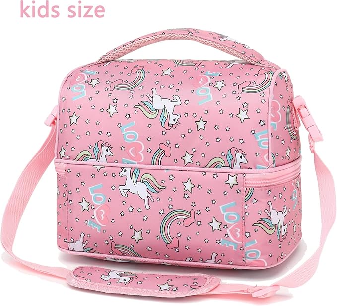 FlowFly Double Decker Cooler Insulated Lunch Bag Large Tote - Image 7