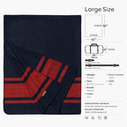 100% Wool Blanket, Military Wool Blanket, Sporting Events, Survival Kits - Image 6