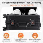 All Aluminum 24 Inch Check In Luggage Hard Shell Suitcases - Image 5