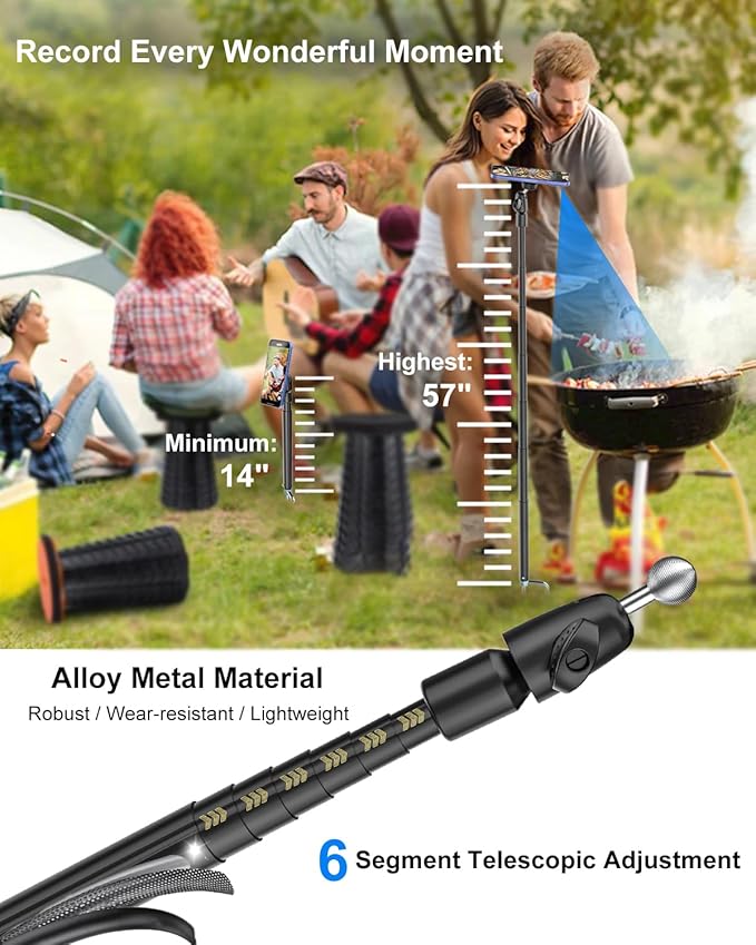 Magnetic Tripod for iPhone, Video Recording, Compatible - Image 4