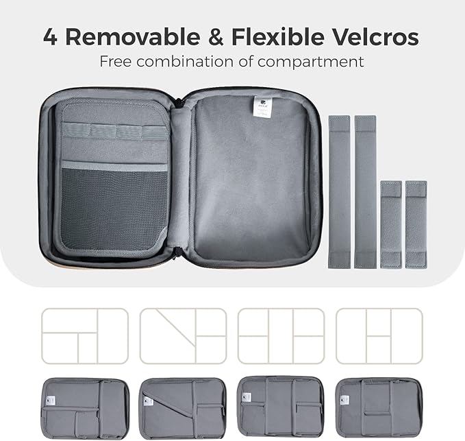 pack all Electronic Organizer Plus, Larger Capcity Cable Organizer Bag - Image 5