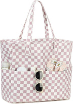 LEDAOU Beach Bag Waterproof Sandproof Women Tote Bag Pool Bag - Image 9