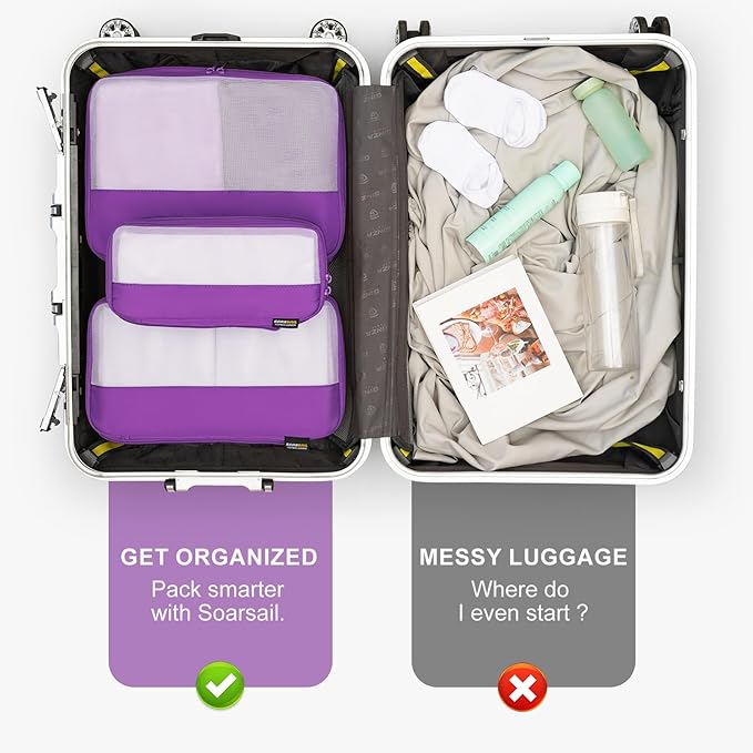 6 Set Compression Packing Cubes - Image 6
