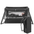2 in 1 Portable Travel Crib for Toddler, Foldable Crib for Baby, Lightweight by Gromast