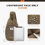 SKYSPER Sling Bag RFID Crossbody Sling Backpack Cross Body Shoulder Bag Travel - Image 5
