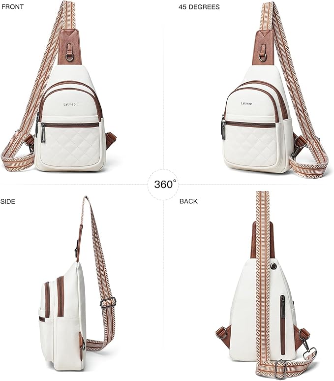 Sling Bag For Women Fanny Pack Crossbody Travel Shoulder Belt Bags Tote - Image 7
