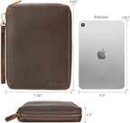 Polare Full Grain Leather Travel Cable Organizer Case Electronics Accessories - Image 2
