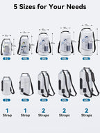 HEETA Dry Bag Waterproof for Women Men, 5L/10L/20L/30L/40L Roll Top Lightweight - Image 2