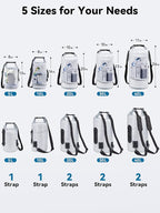 HEETA Dry Bag Waterproof for Women Men, 5L/10L/20L/30L/40L Roll Top Lightweight - Image 2