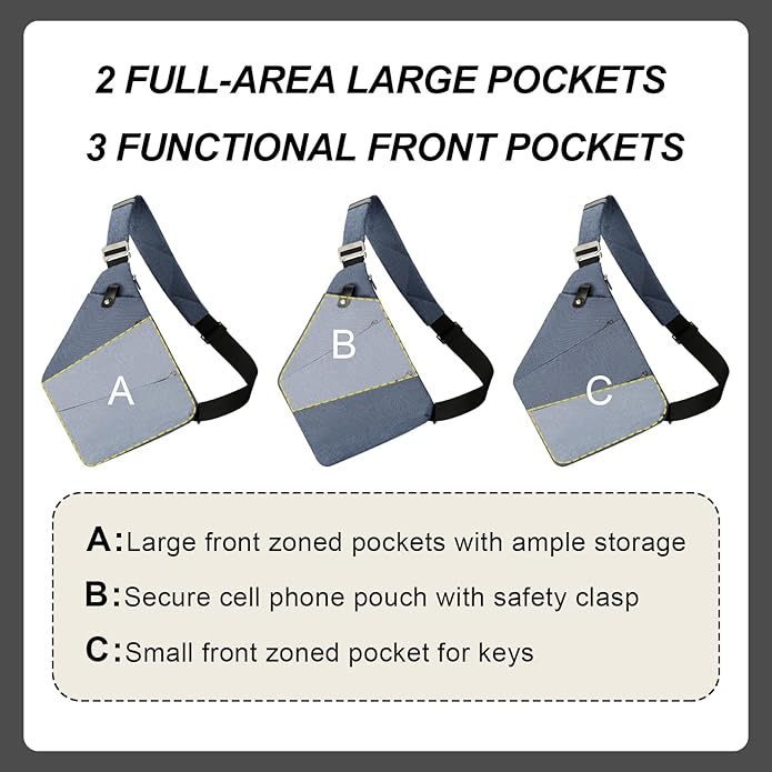 Anti Theft Crossbody Travel Bags - Image 5