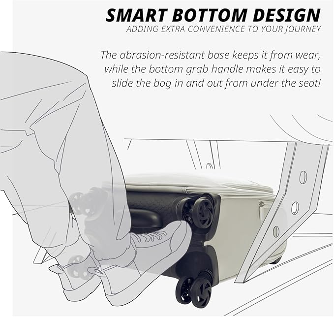 Verage Underseat Carry On Luggage - Image 8