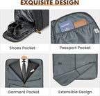 S-ZONE Garment Bags for Travel Convertible Garment Duffle Bags for Travel Suit - Image 6