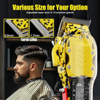 Hair Clippers for Men, Cordless Barber kit for Hair Cutting & Grooming, Hair Clippers Set for Barber Haircut with LED Display