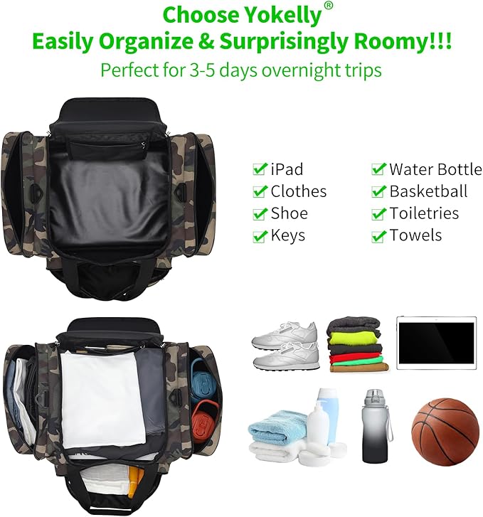 20 inch Sports Duffel Bag - Image 3