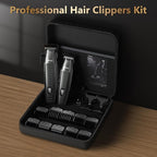 Ufree Professional Hair Clippers for Men, Clippers and Trimmers Set, Barber Clippers, Electric Beard Trimmer with Barber Bag, Gifts for Men，Gray