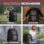Extra Large Backpack, Travel Backpack, 17.3 Laptop In - Image 6