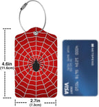 Spider Web 2-Pcs Premium Leather Tags - Image 4
