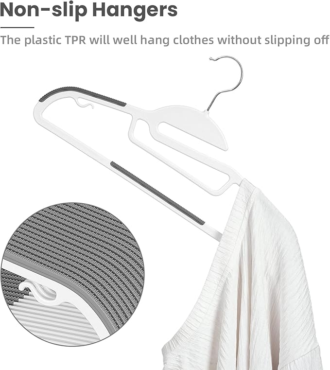 BAGAIL Plastic Hangers 50 Pack - Image 3