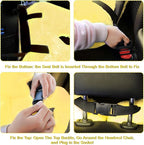 Travel Pillow, Travel Pillow for Kids, Sleeper Hold Pillow Travel, Removable - Image 3