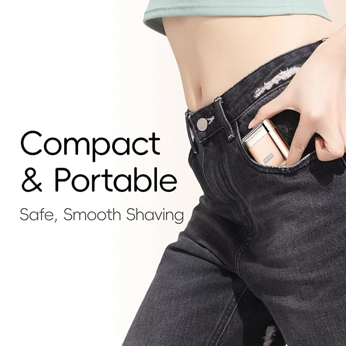 yoose Electric Razors for Women, IPX7 Alloy Body Bikini Trimmer for Women - Image 4