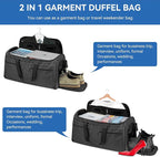 Garment Duffle Bags for Travel, Bukere Convertible Carry on Garment Duffel Bag - Image 7