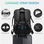 Travel Backpack for Men, Fits 17.3 inch Laptop Daypack, Water resistant - Image 5