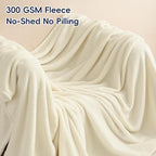 PHF Ultra Soft Fleece Blanket Twin Size, No Shed No Pilling Luxury Plush Cozy - Image 3
