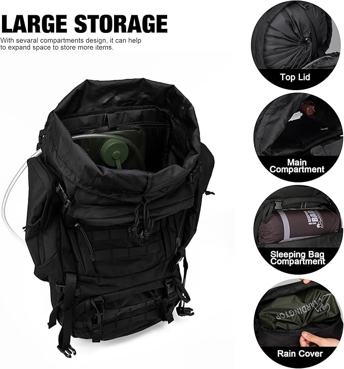 Mardingtop 60L Military Internal Frame Backpack - Image 4