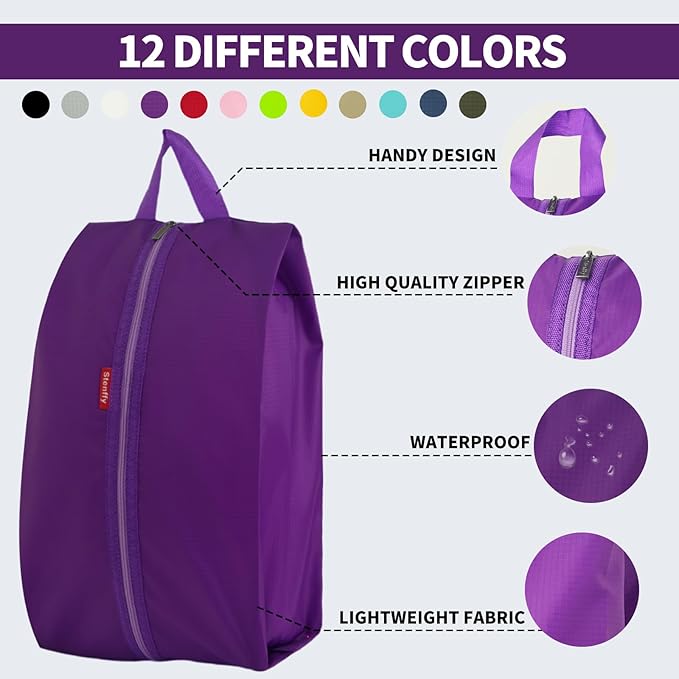 6pcs Portable Shoe Organizer, Travel Pouches - Image 4