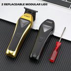 VGR 994 Vector Motor Hair Trimmer for Men, 10000 RPM Professional Hair Clippers Beard Trimmer, DLC T Blade Trimmers for Barbers, Cordless Zero Gapped Line Up Clippers with Metal Body, Travel Case