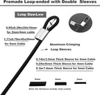 5 Pcs 5mm Wire 48 inch Vinyl Coated Stainless Steel Cable - Image 4