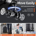 SHOWKOO Luggage Sets Expandable PC+ABS Durable Suitcase Double Wheels TSA Lock - Image 3