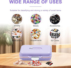 Travel Pill Organizer Box with Medicine Labels, 7 Compartments Portable Pill - Image 7