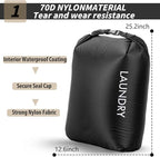 Travel Laundry Bag, Vacuum Compression Dirty Clothes Travel Bag Waterproof Wet - Image 2