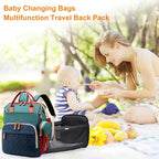 Diaper Bag, Backpack with Changing Station, Waterproof Baby Bag - Image 6