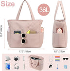 Beach Pool Bags Tote for Women Ladies Large Gym Tote Carry On Bag - Image 3