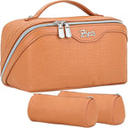 Travel Makeup Bag Organizer Cosmetic Bag: 3 Pcs Set Make up Bags by BOYATU